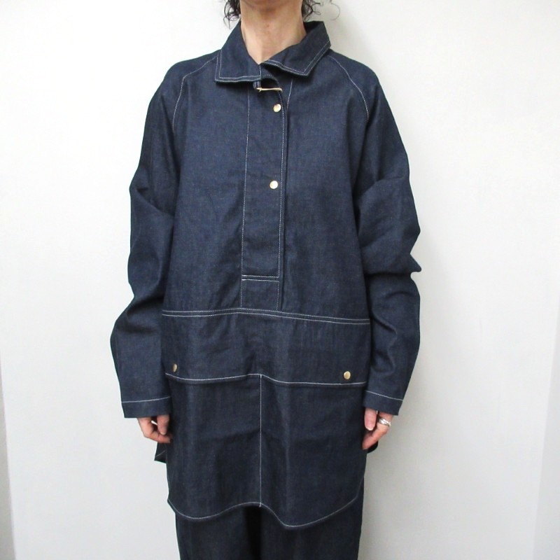 MidiUmi デニムカバーオール /INDIGO77 【日本製】